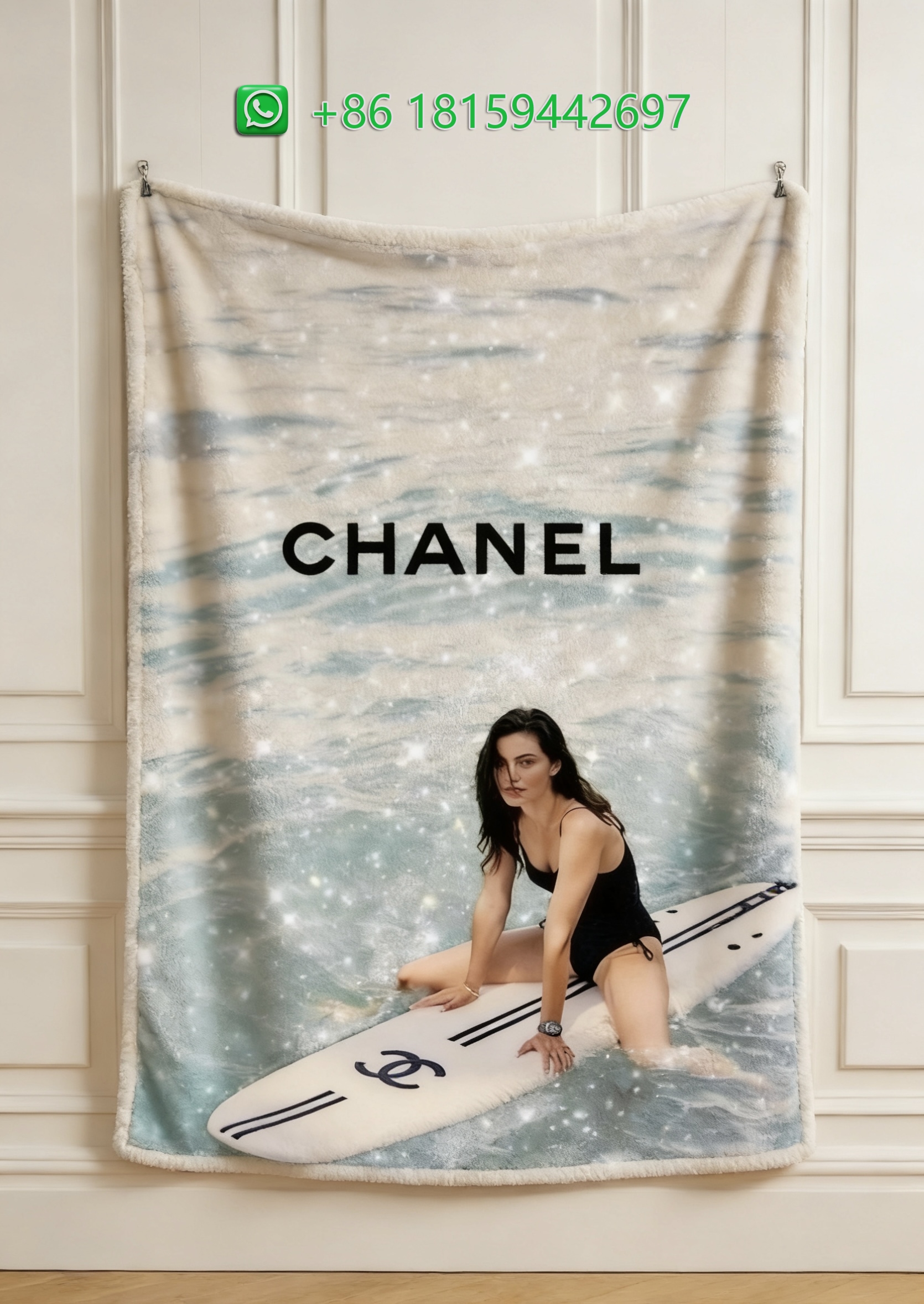 Chanel Throw Blankets